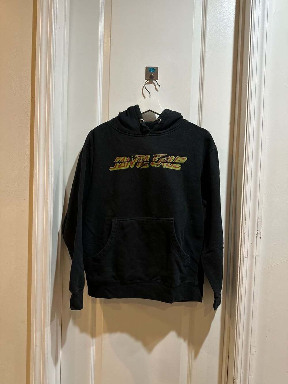 Santa Cruz Skateboards Split Logo Pullover Hoodie Black